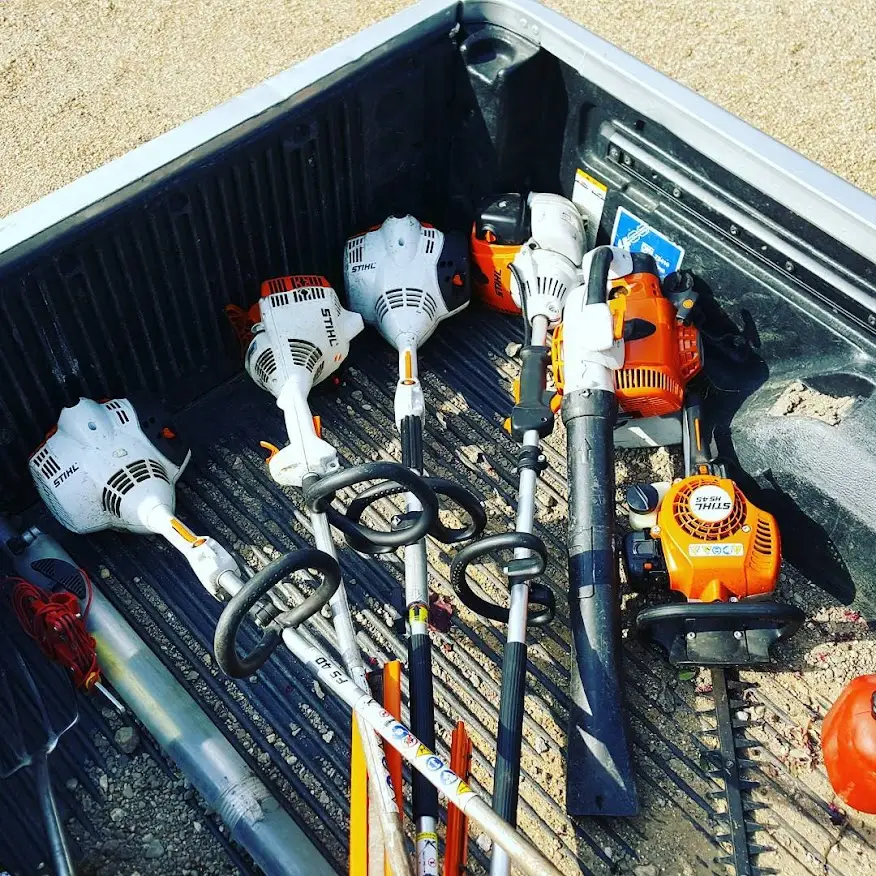 The tools are ready for some Commercial Grounds Maintenance in Maidstone