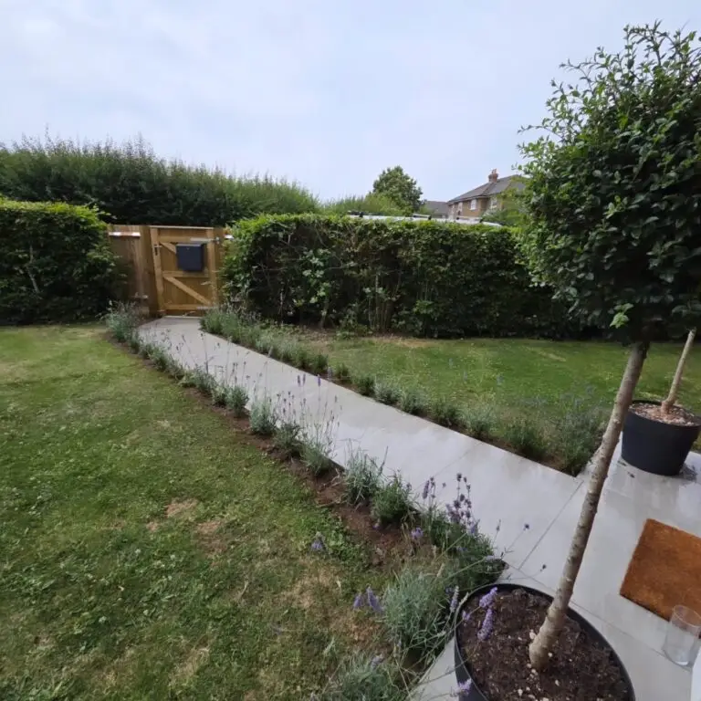 New pathway and gate installation in Maidstone – pathway and gate project photo