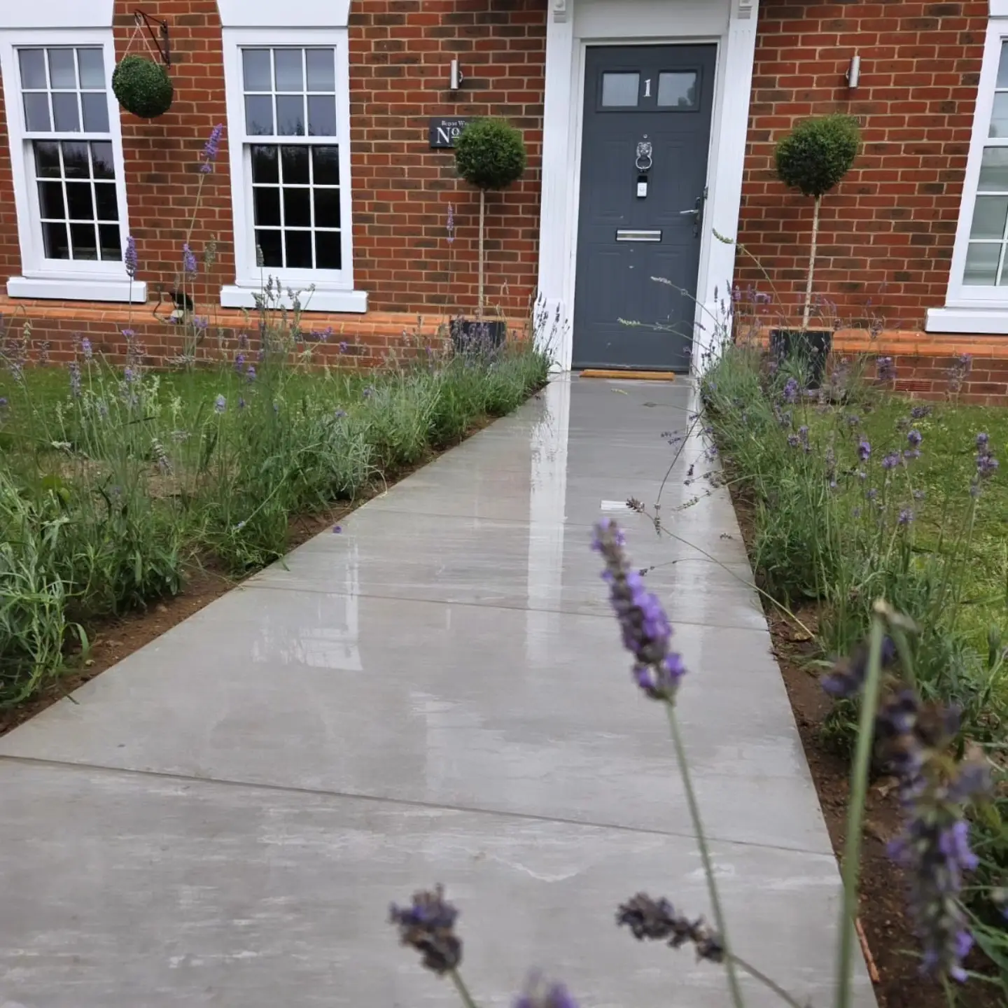 New pathway and gate installation in Maidstone – pathway and gate project photo