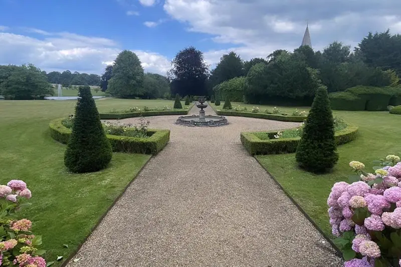 Soft landscaping on large estate