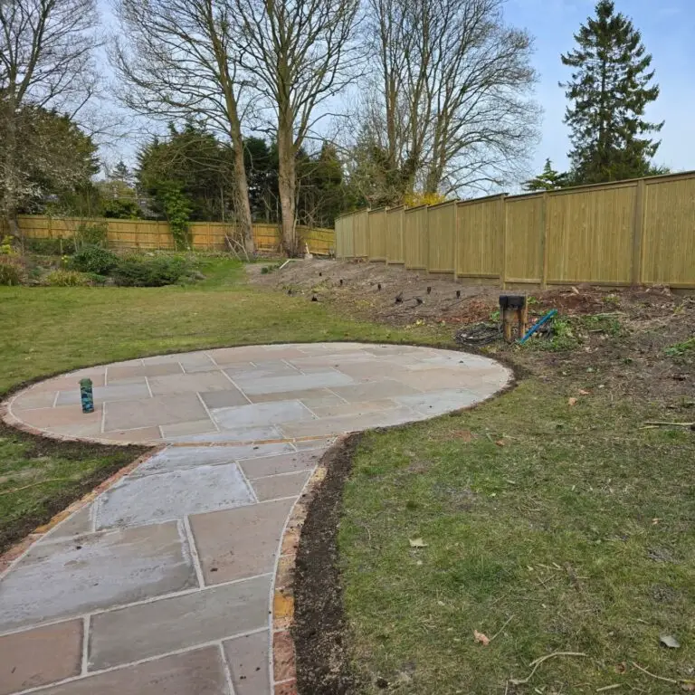 Sunken Patio Garden Project in Hollingbourne – project photo